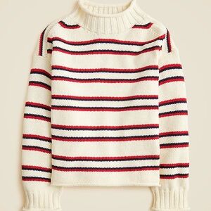 J. Crew 2025 Rollneck Striped Sweater